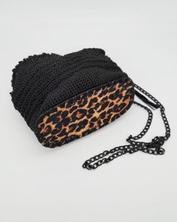 4 β Τσάντα Μάυρη Φίδι Πάτο Λεοπαρ (1)_0x440